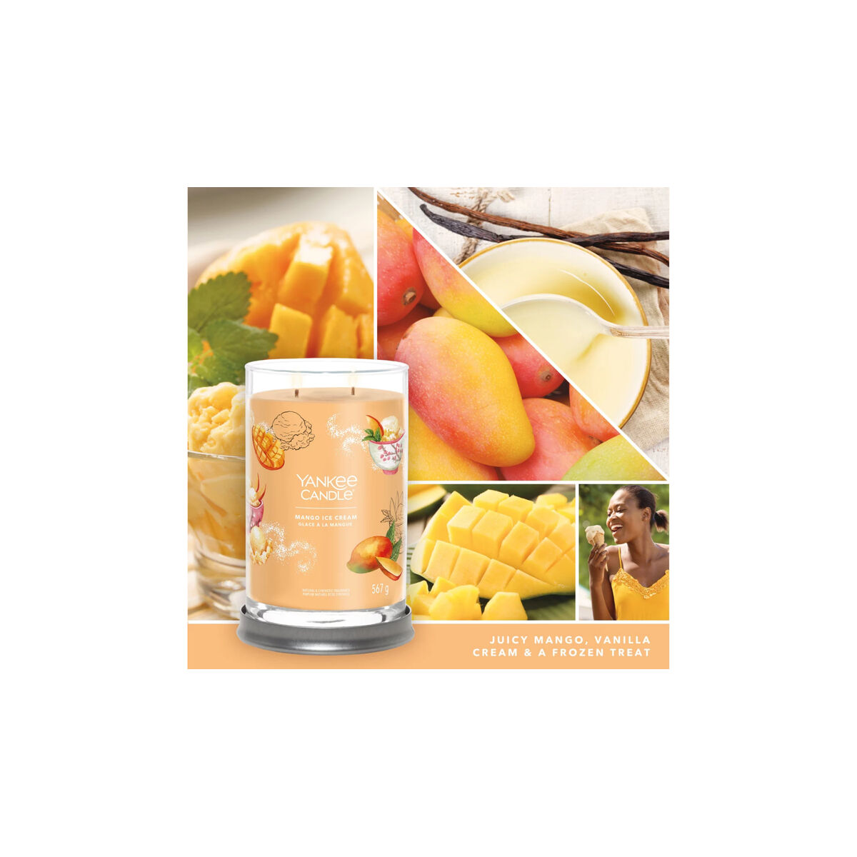 Duftlys Yankee Candle Mango Ice Cream 567 g